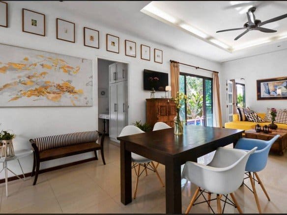 Thai Balinese Style 2 Bed Pool Villa in Naiharn -5063