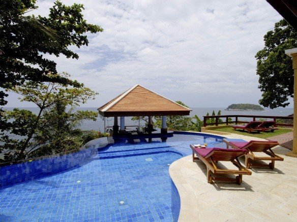 Oceanfront 4 Bedroom Private Pool Villa in Kata -5089