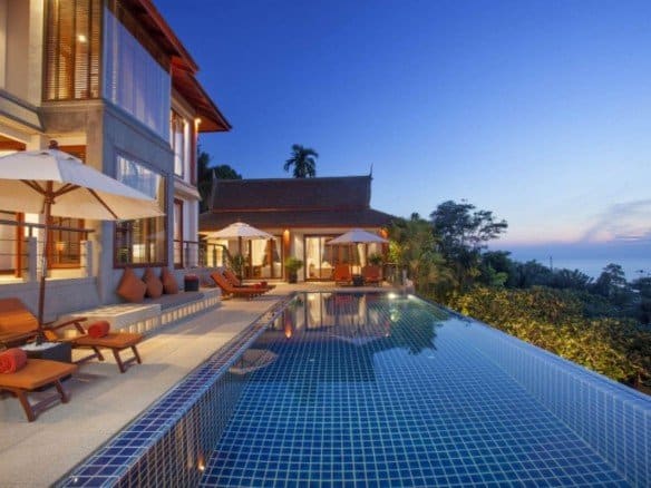 Thai Pavilion Style Villa Overlooking Surin Beach -5169