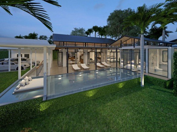 4 Bed Loft Design Villa for Sale in Naiharn -5186