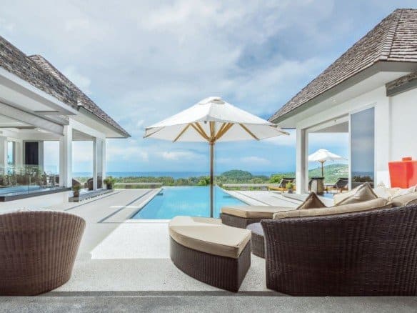 Stunning Ocean View Villa Layan Beach -5123