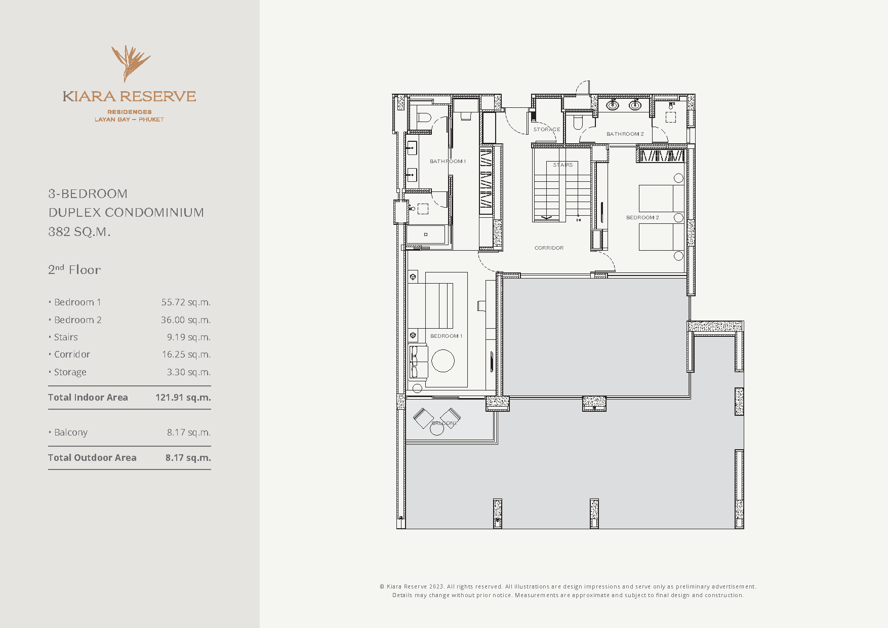 Kiara Reserve 3 Bedroom Duplex Condominium, Layan Bay, Phuket, Layan, Phuket - photo 5 of 5